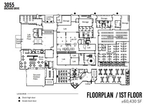 3055 Orchard Dr, San Jose, CA for lease Floor Plan- Image 2 of 2