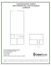 3315 E Miraloma Ave, Anaheim, CA for lease Site Plan- Image 1 of 1