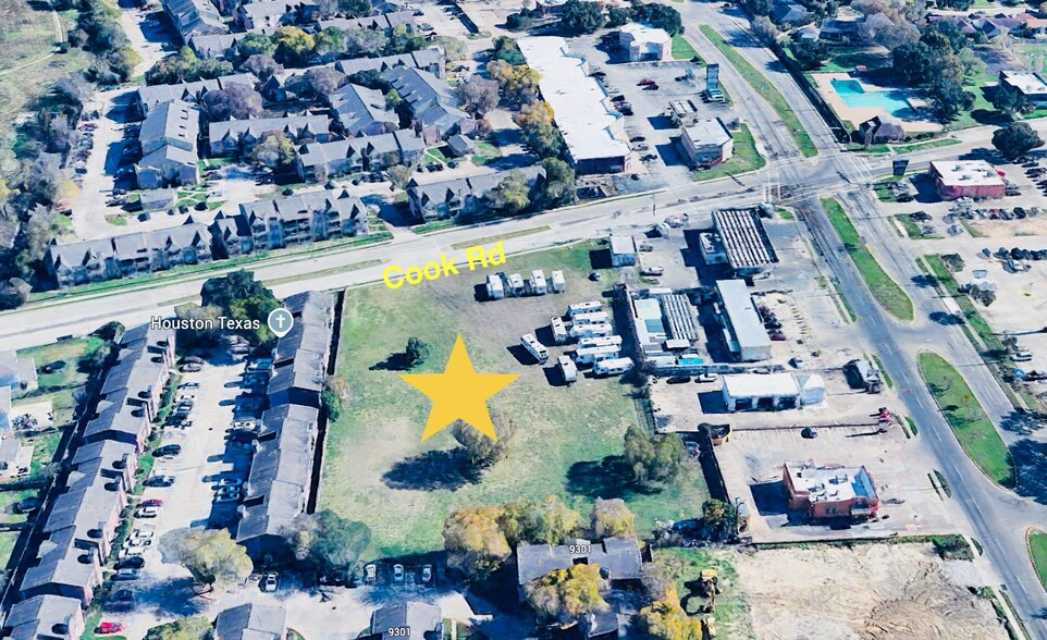 9310 Cook rd, Houston, TX for sale - Aerial - Image 2 of 3