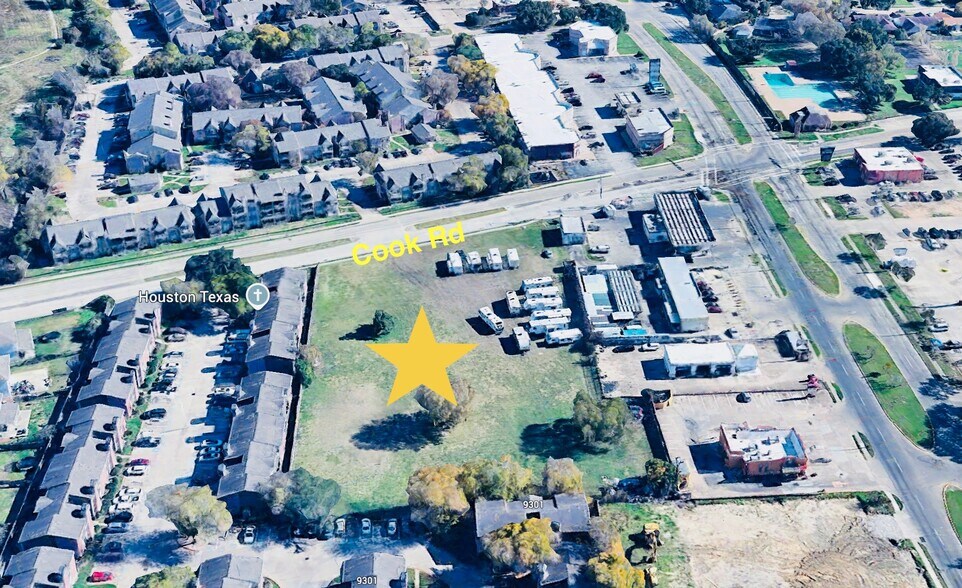 9310 Cook rd, Houston, TX à vendre - Aérien - Image 2 de 3