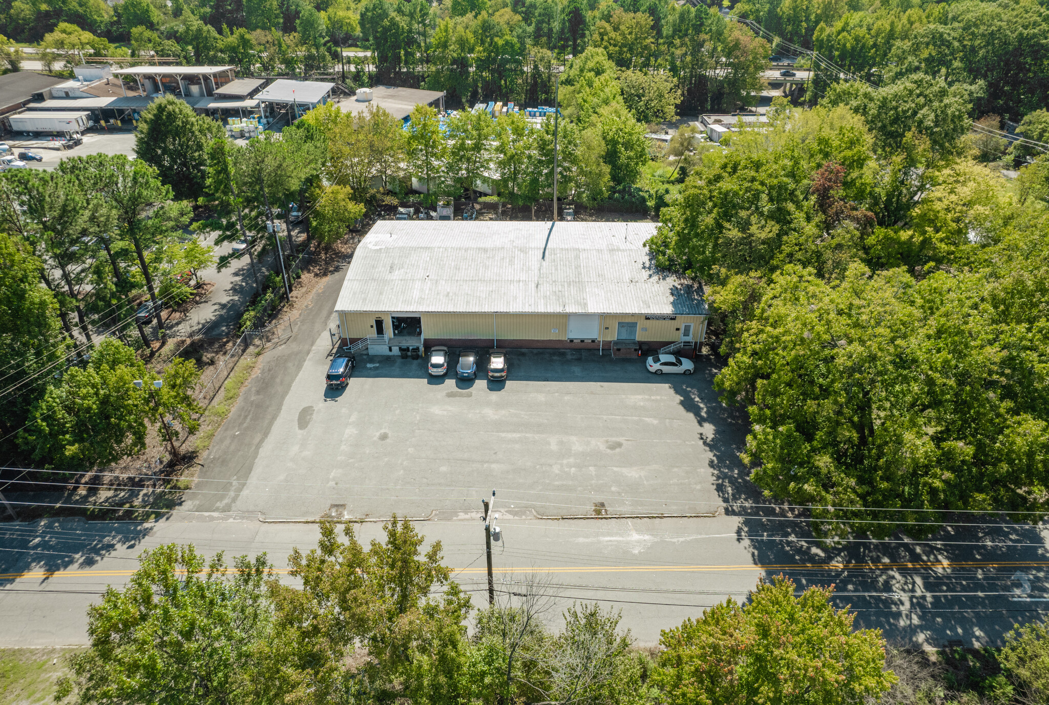 1910 E Pettigrew St, Durham, NC for lease Aerial- Image 1 of 6