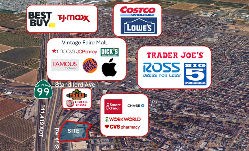 2800 Sisk Rd, Modesto, CA à louer - Photo du bâtiment - Image 3 de 13