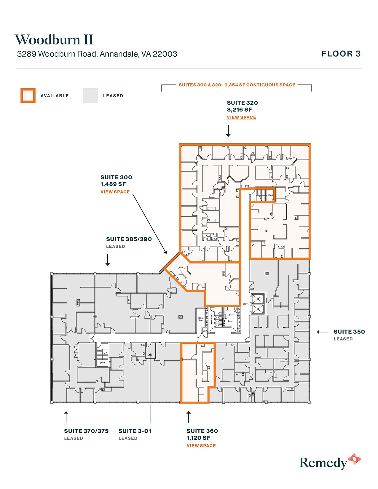 3289 Woodburn Rd, Annandale, VA à louer Plan d’étage- Image 1 de 1