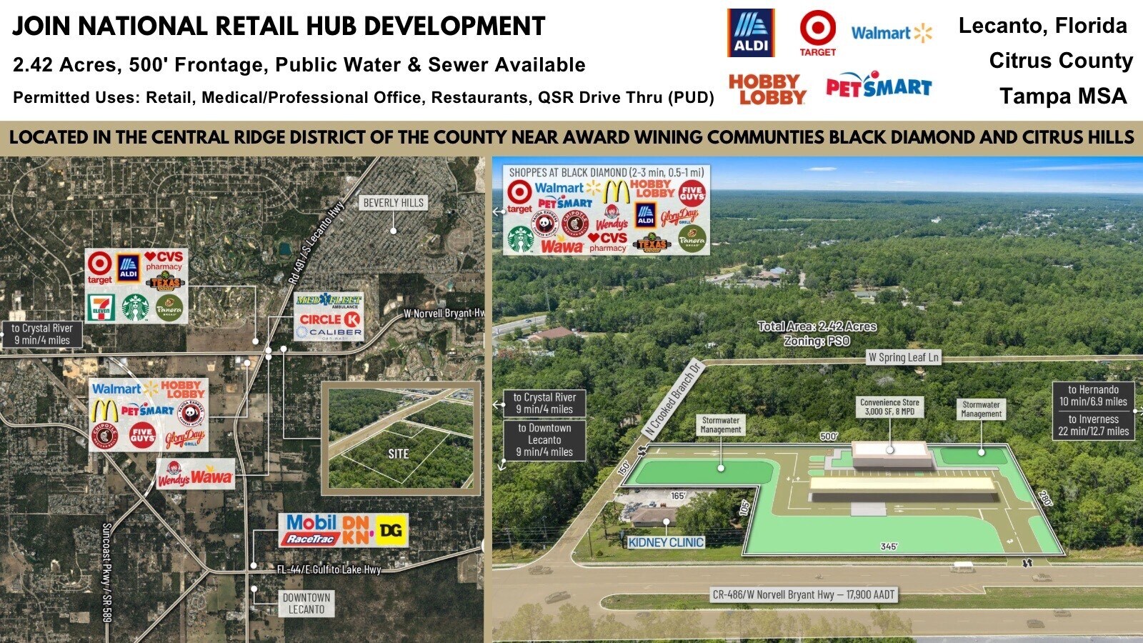 2767 Norvell Bryant hwy, Lecanto, FL à vendre Photo principale- Image 1 de 59