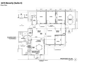 1660 Beverly Blvd, Los Angeles, CA à louer Plan d’étage- Image 1 de 1