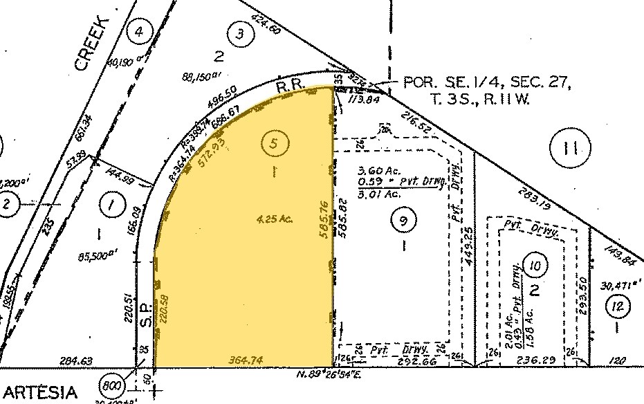 14747 Artesia Blvd, La Mirada, CA for sale - Plat Map - Image 3 of 3