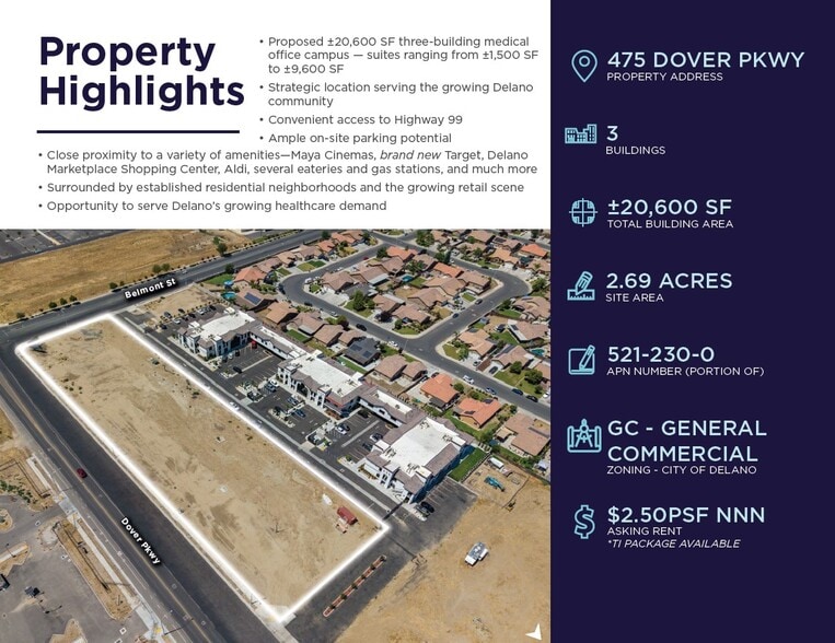 475 Dover Pky, Delano, CA for lease - Building Photo - Image 2 of 5