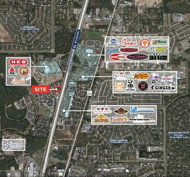 24051 Eastex Freeway, Kingwood, TX à vendre - Photo du bâtiment - Image 2 de 6