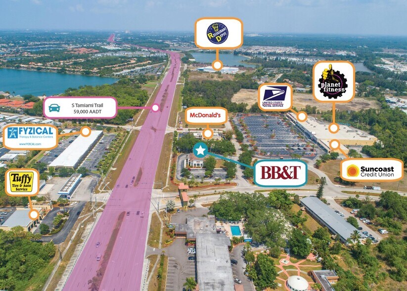 18031 S Tamiami Trl, Fort Myers, FL à louer - Photo du bâtiment - Image 3 de 4