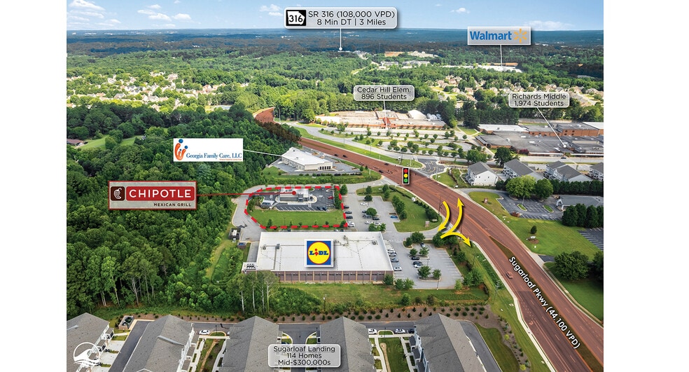 3530 Sugarloaf Pky, Lawrenceville, GA for sale - Building Photo - Image 3 of 4