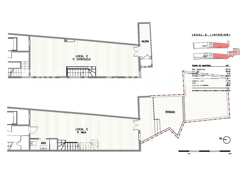 Immeuble residentiel dans Barcelone, Barcelona à vendre - Plan d’étage type - Image 1 de 5