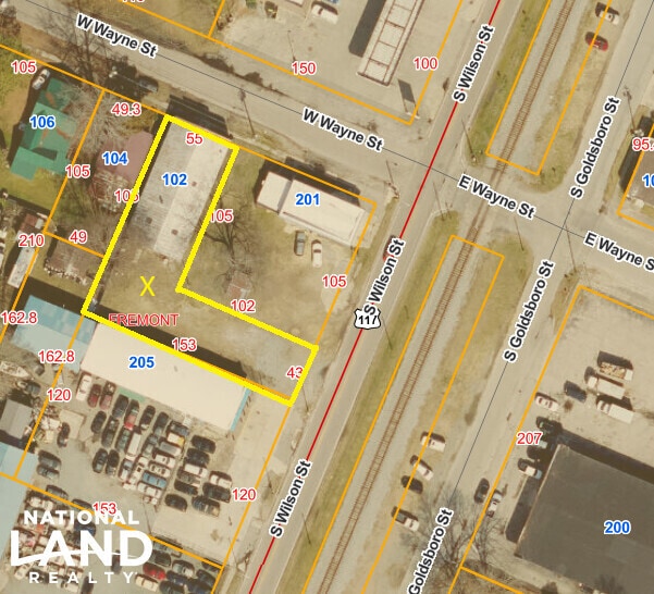 102 Wayne st, Fremont, NC for sale - Aerial - Image 2 of 7
