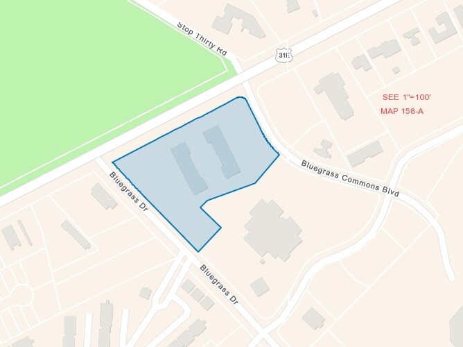 100 Bluegrass Commons Blvd, Hendersonville, TN à louer - Plan cadastral - Image 2 de 12