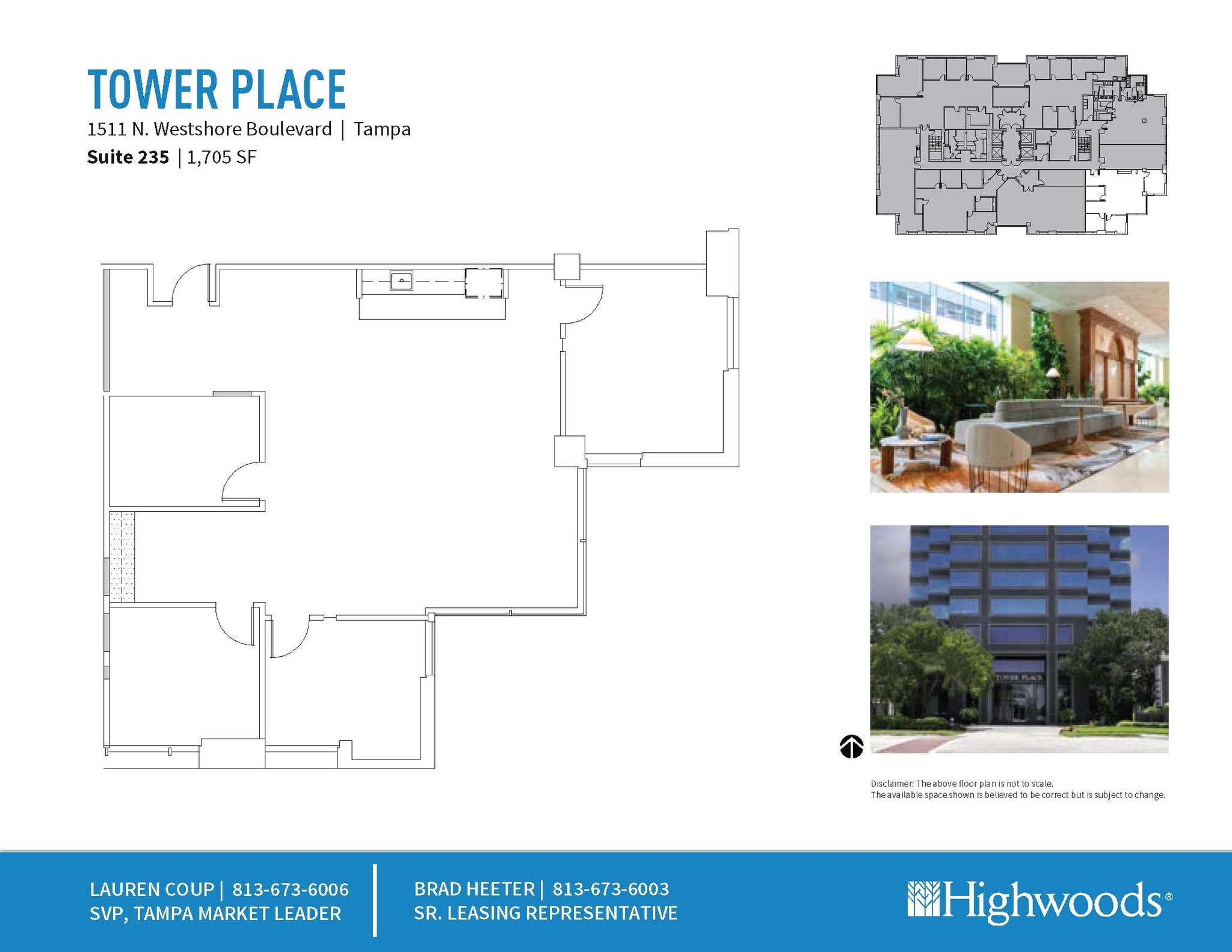 1511 N Westshore Blvd, Tampa, FL for lease Floor Plan- Image 1 of 1