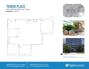 1511 N Westshore Blvd, Tampa, FL for lease Floor Plan- Image 1 of 1