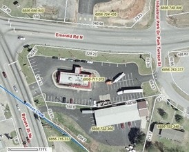 630 ByPass 25 NE, Greenwood, SC - Aérien  Vue de la carte