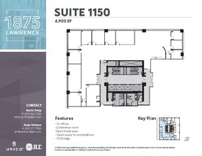 1875 Lawrence St, Denver, CO for lease Floor Plan- Image 1 of 1