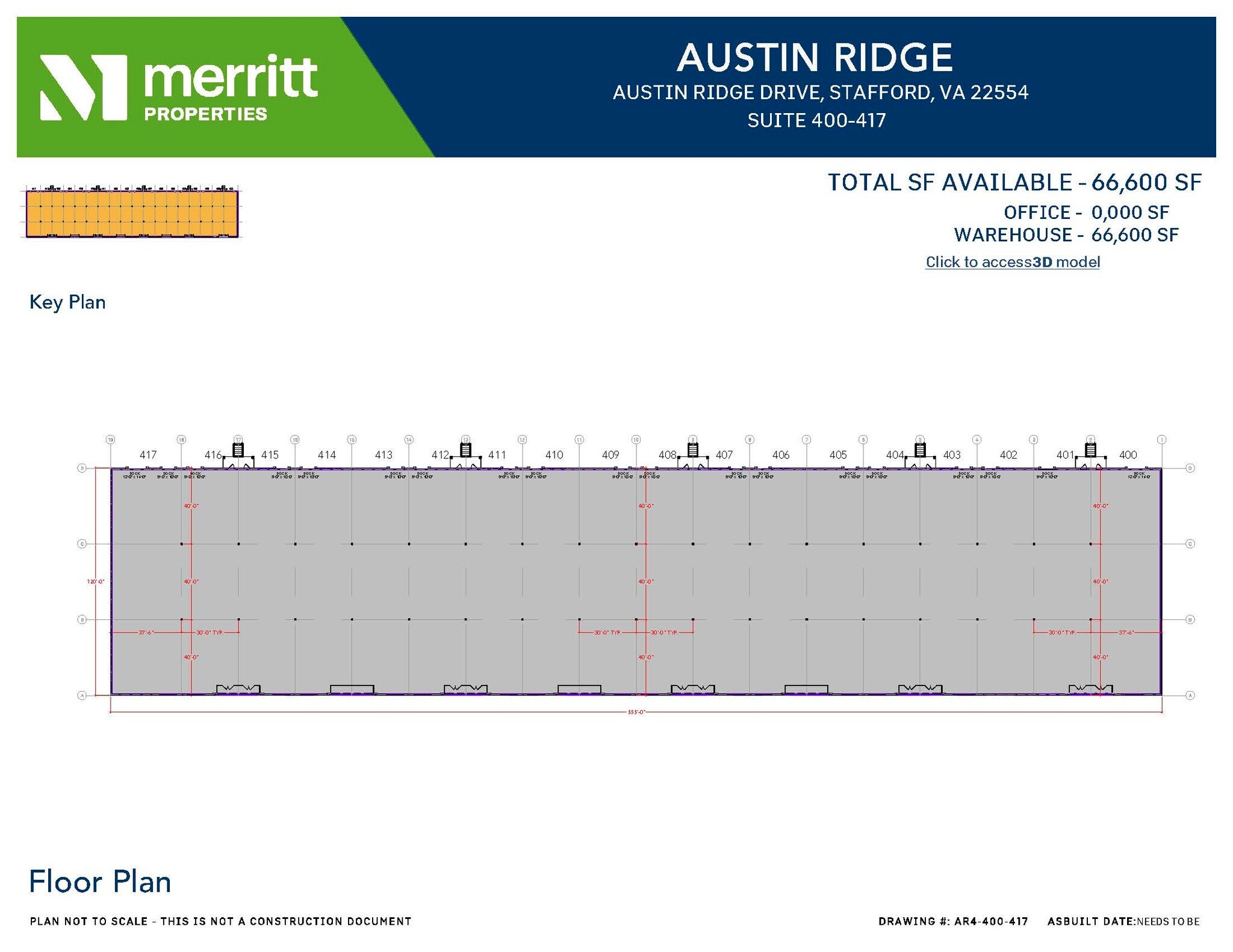 Cedar Ln, Stafford, VA à louer Plan d’étage- Image 1 de 1