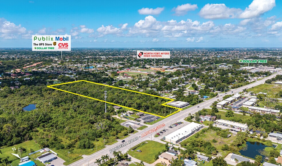 685 Pondella Rd, North Fort Myers, FL for sale - Aerial - Image 2 of 8