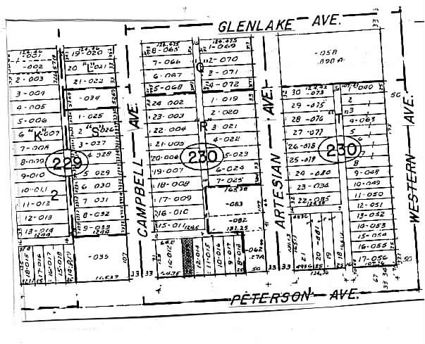 2454 W Peterson Ave, Chicago, IL for lease - Plat Map - Image 2 of 6