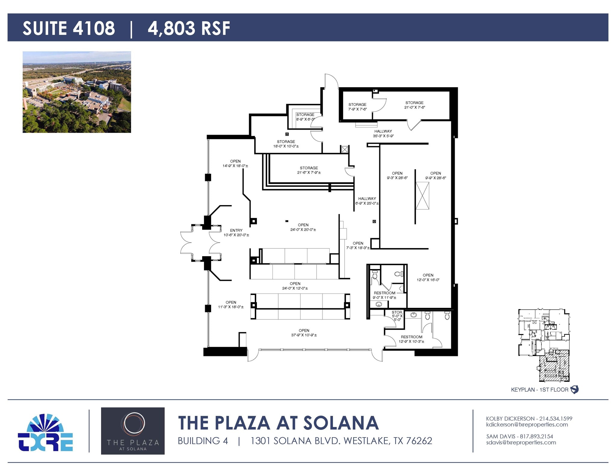 1301 Solana Blvd, Westlake, TX à louer Plan d’étage- Image 1 de 1