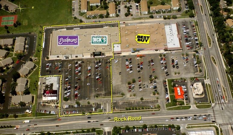 2057 N Rock Rd, Wichita, KS for lease - Aerial - Image 2 of 4