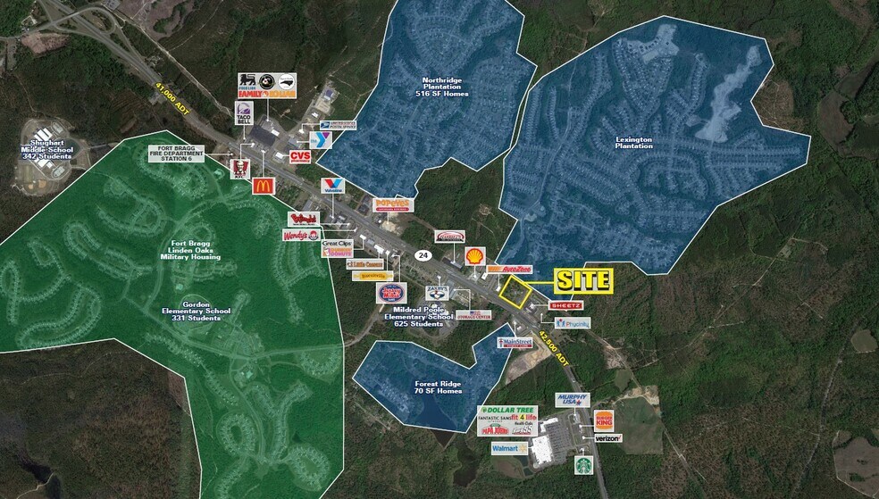 Hwy 24 & Sawyer rd, Cameron, NC for lease - Aerial - Image 2 of 3