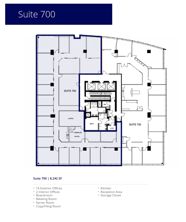 903 8th Ave SW, Calgary, AB for lease Floor Plan- Image 1 of 1