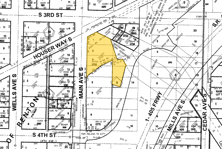 304 Main Ave S, Renton, WA à louer - Plan cadastral - Image 2 de 2