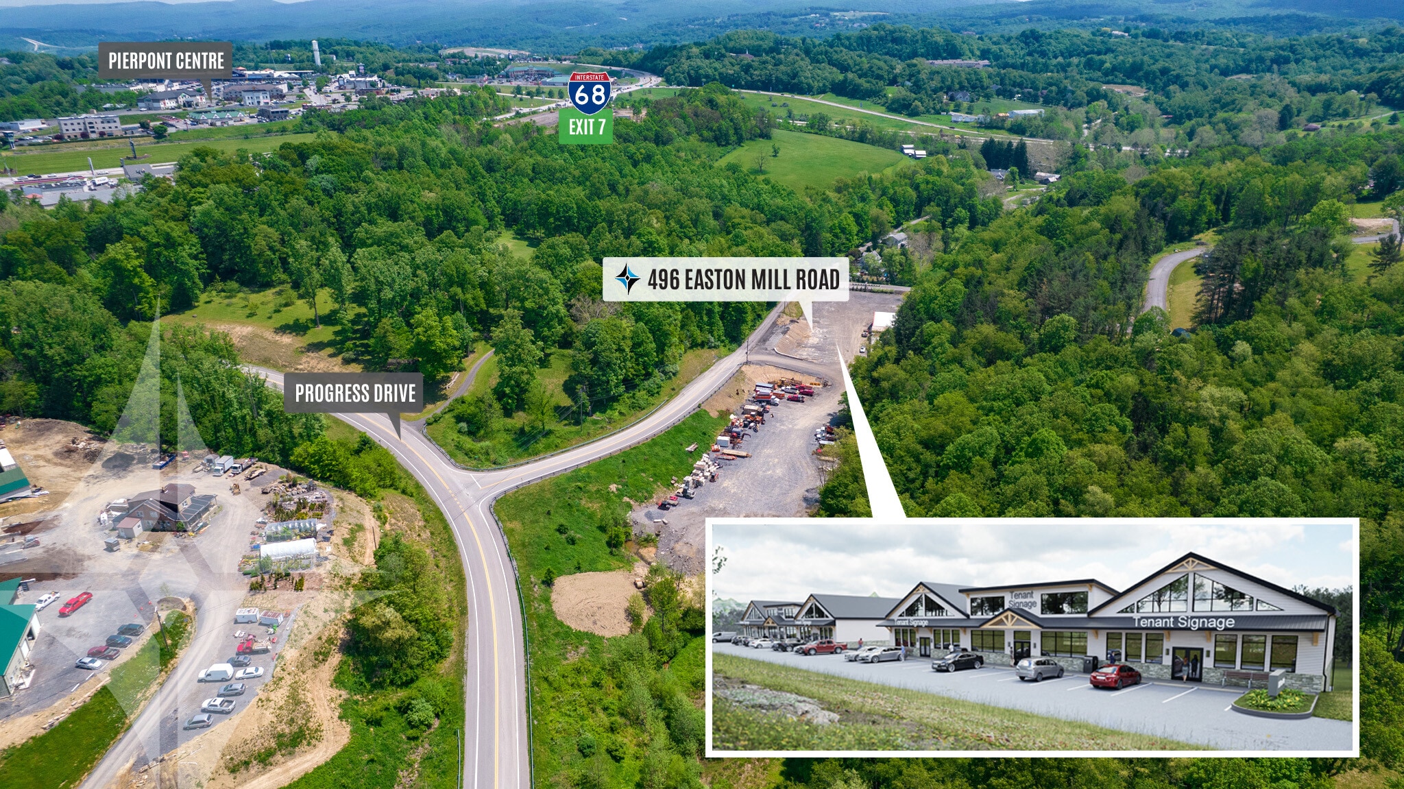 496 Easton Mill Rd, Morgantown, WV for lease Primary Photo- Image 1 of 7