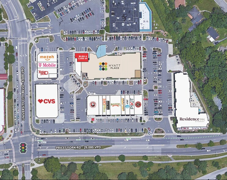 650 University City Blvd, Blacksburg, VA à louer - Plan de site - Image 3 de 3