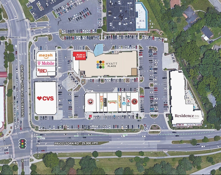 650 University City Blvd, Blacksburg, VA for lease - Site Plan - Image 3 of 3