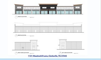 Plus de détails pour 1101 Meadowhill Lane, Clarksville, TN - Bureau, Commerce de détail à louer