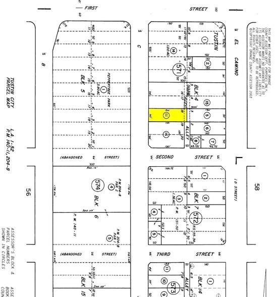 175 S C St, Tustin, CA à louer - Plan cadastral - Image 3 de 4