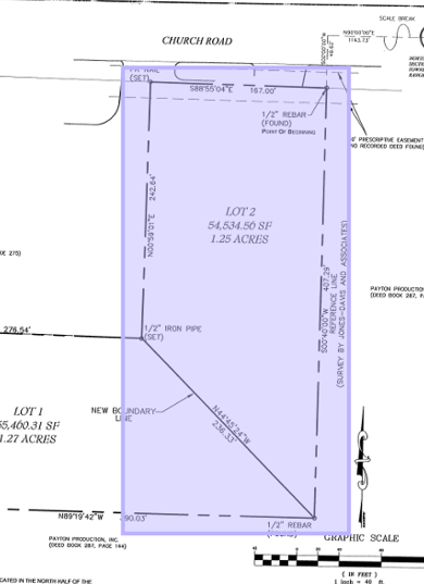 Church Rd & Hwy 51, Southaven, MS à vendre - Plan cadastral - Image 1 de 3