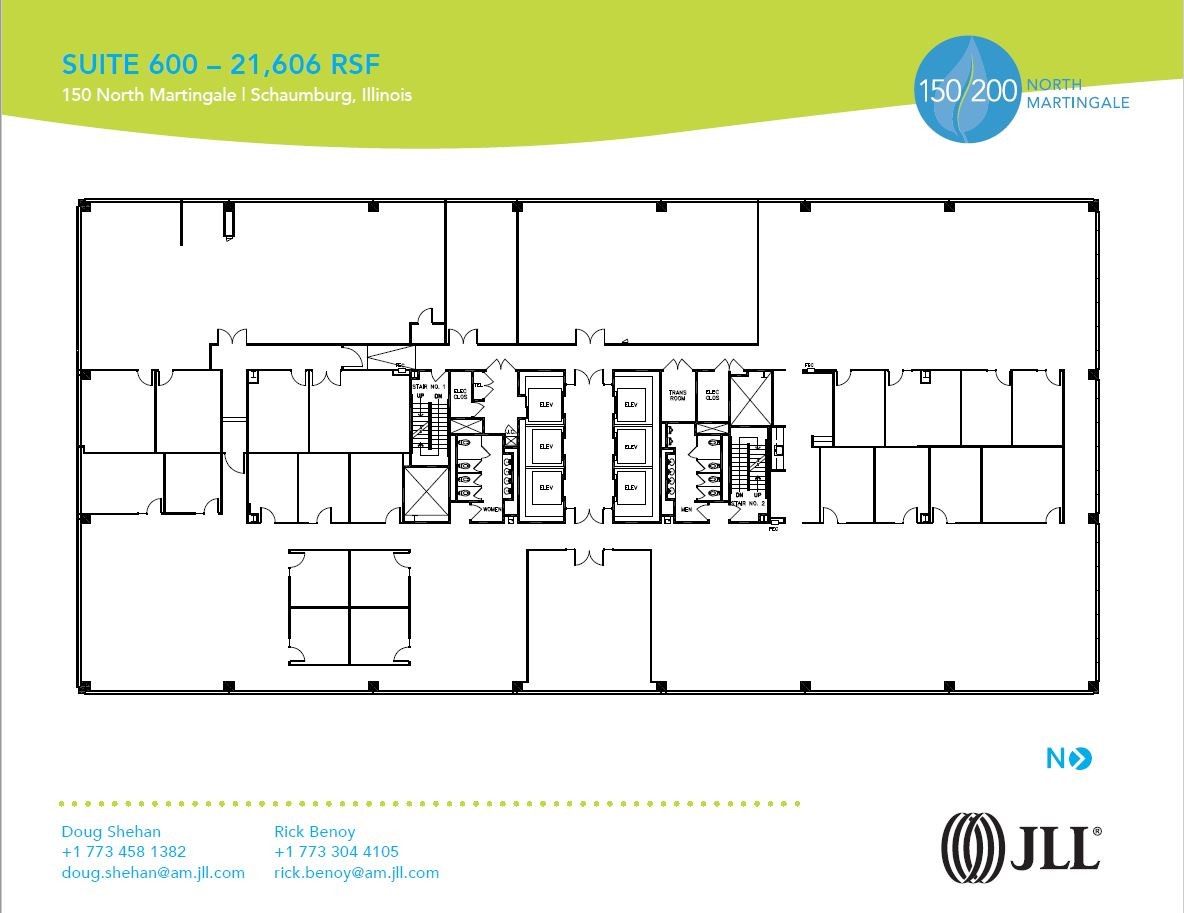 150 N Martingale Rd, Schaumburg, IL à louer Plan d  tage- Image 1 de 1