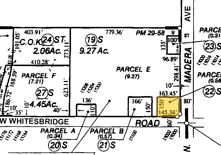 15000 W Whitesbridge Ave, Kerman, CA for sale - Plat Map - Image 2 of 4