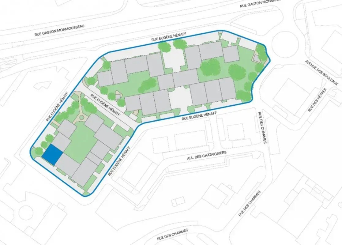 Rue Eugène Hénaff, Trappes for lease Plat Map- Image 1 of 1
