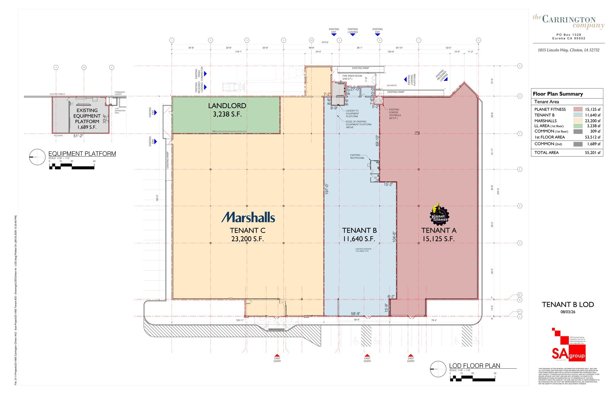 1815 Lincoln Way, Clinton, IA for lease Site Plan- Image 1 of 1