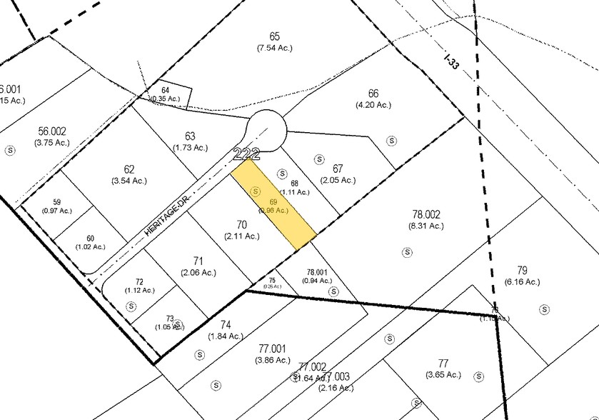 9017-9019 Heritage Dr, Plain City, OH for lease - Plat Map - Image 3 of 3