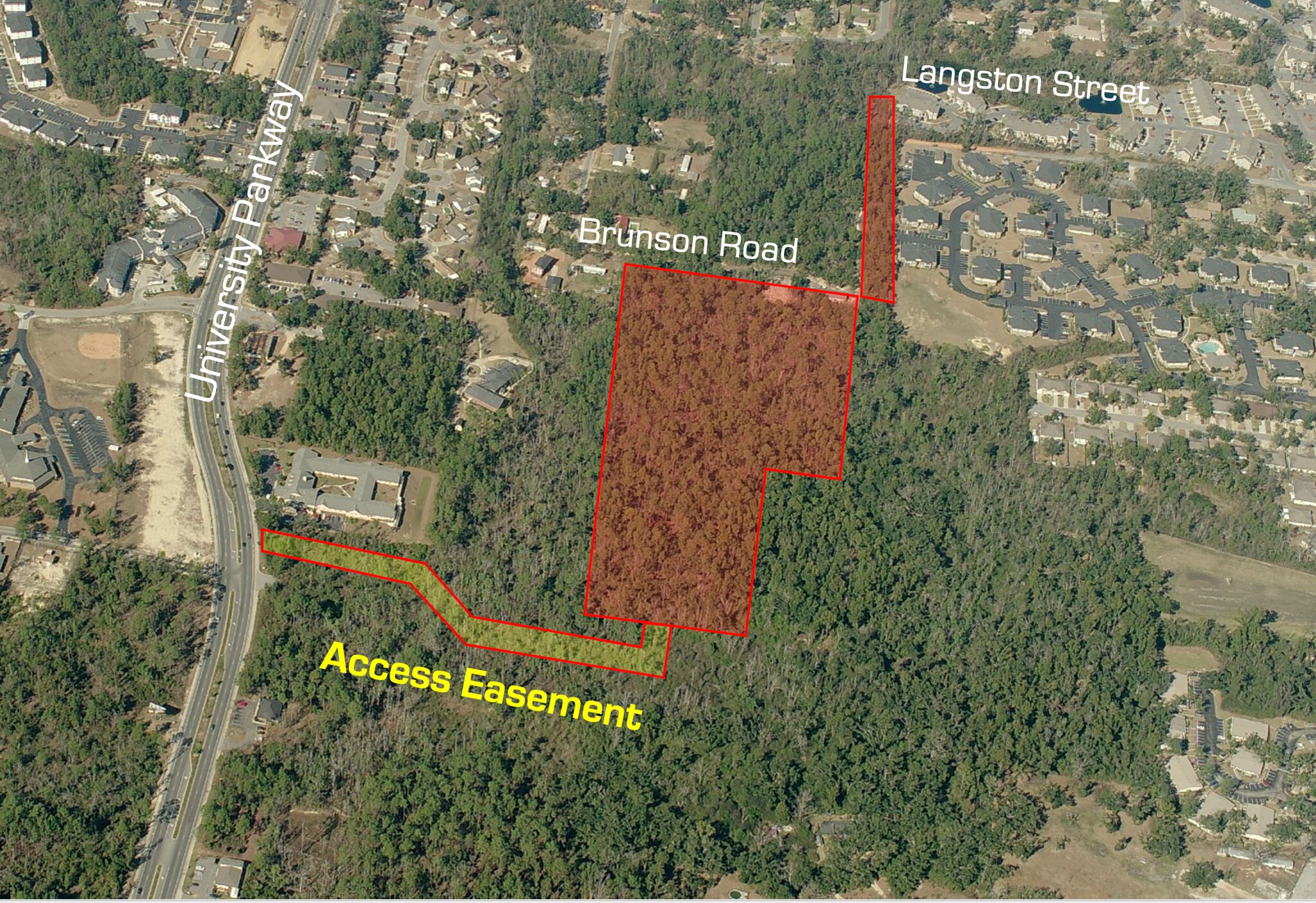 0000 University Pkwy & Nine Mile Rd, Pensacola, FL à vendre Photo du bâtiment- Image 1 de 2