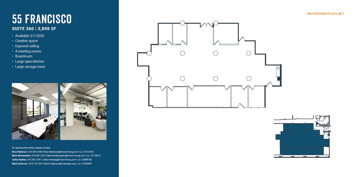 1700 Montgomery St, San Francisco, CA for lease Floor Plan- Image 1 of 1