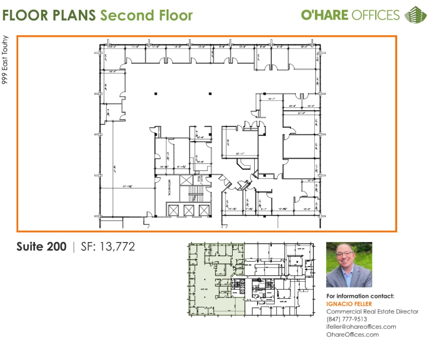 999 E Touhy Ave, Des Plaines, IL à louer Plan d’étage- Image 1 de 1