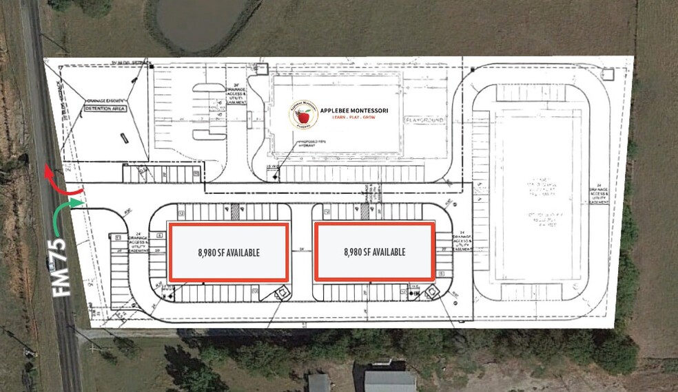 2052 FM 75, Princeton, TX for lease - Site Plan - Image 2 of 2