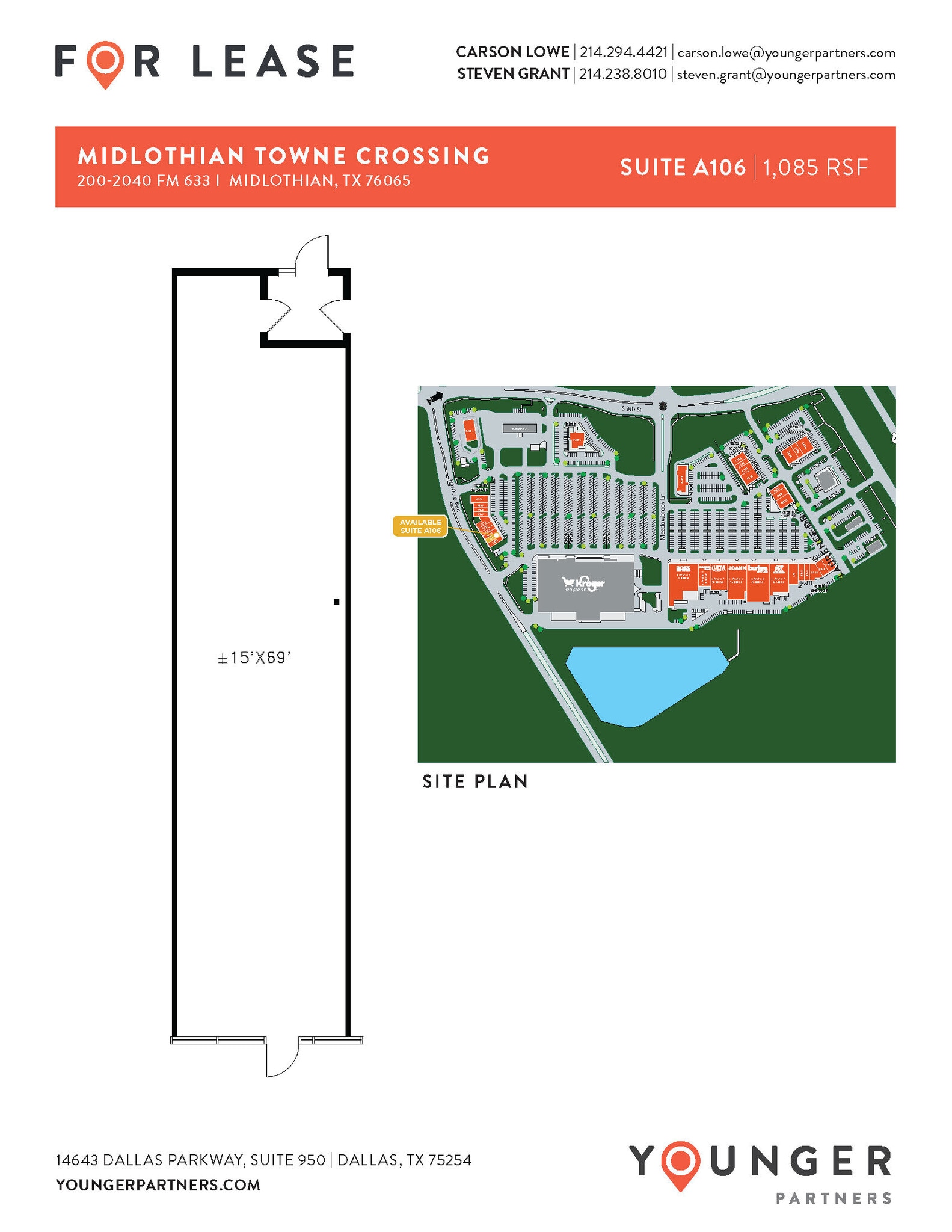 Hwy 287 & FM 663, Midlothian, TX for lease Floor Plan- Image 1 of 2