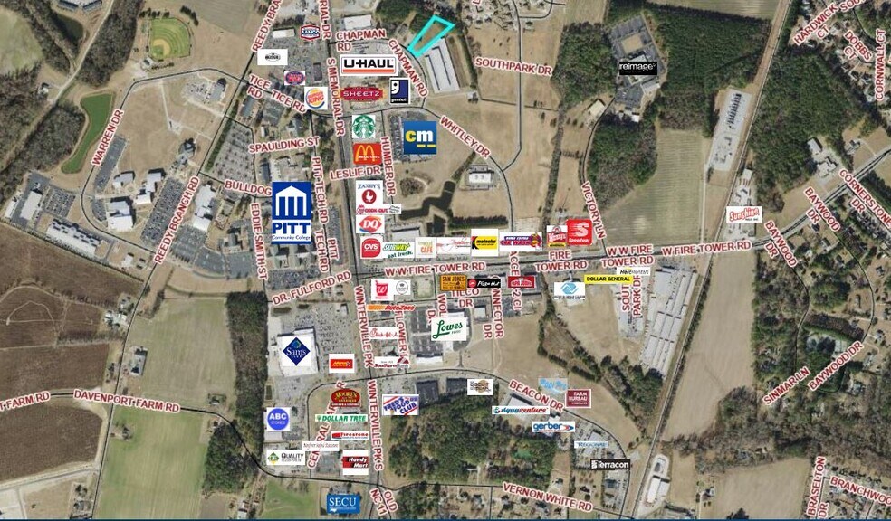 630 Chapman Rd, Winterville, NC à vendre - Photo du bâtiment - Image 2 de 2