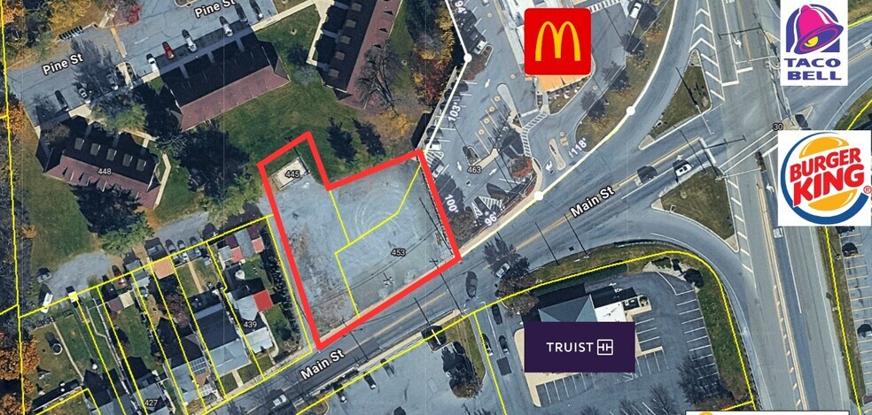 445-453 Main Street st, Walnutport, PA à vendre - Photo du bâtiment - Image 2 de 4