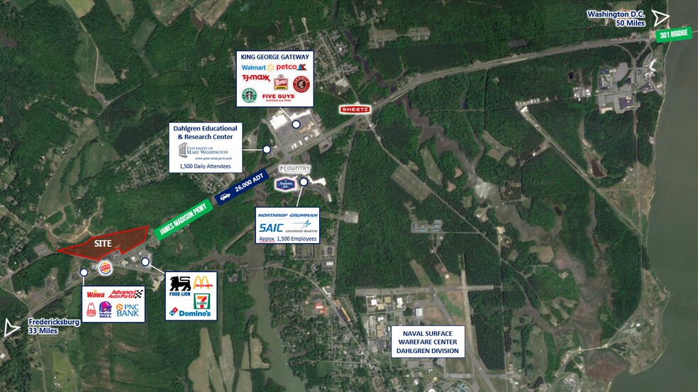 James Madison Highway, King George, VA à vendre - Photo du bâtiment - Image 2 de 2