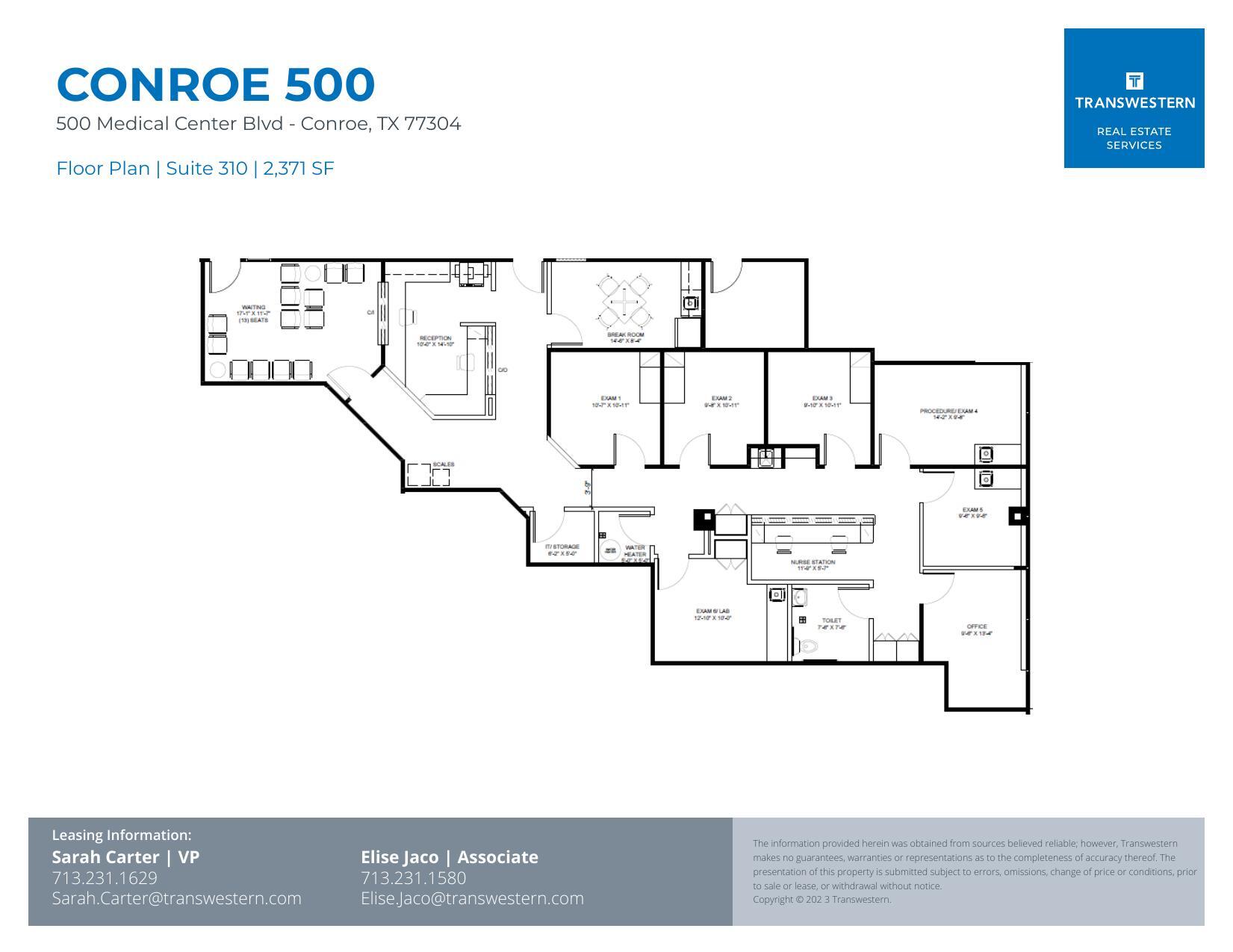 500 Medical Center Blvd, Conroe, TX for lease Floor Plan- Image 1 of 1