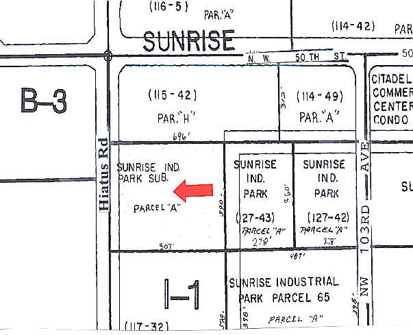4880 N Hiatus Rd, Sunrise, FL à louer - Plan cadastral - Image 2 de 19